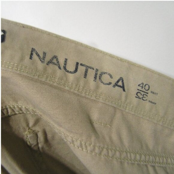 NEW NAUTICA KHAKI PANTS 40X32 - Picture 9 of 12